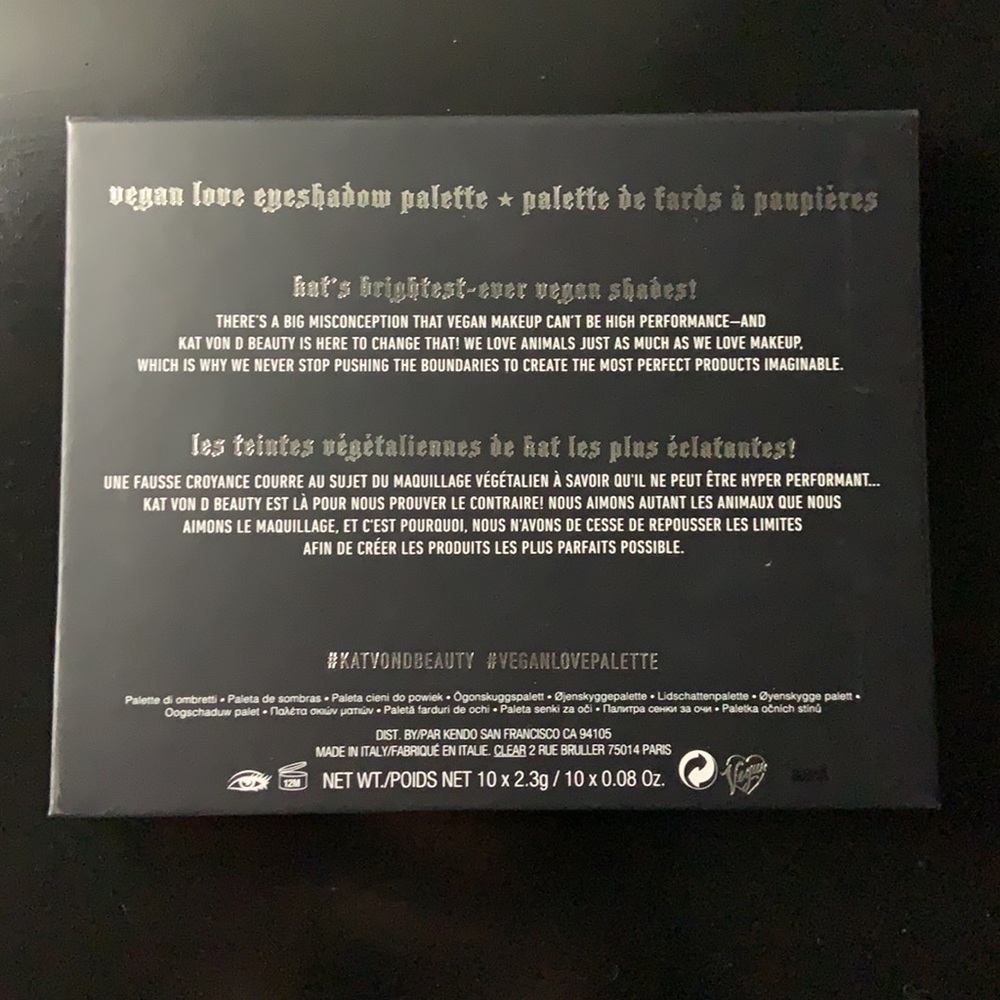 Kat Von D Vegan Eyeshadow Palette - Picture 7 of 7